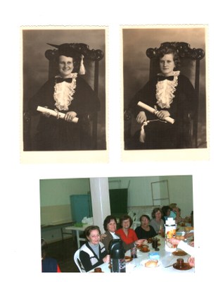 Arlete Formatura e entre companheiras de trabalho.jpg