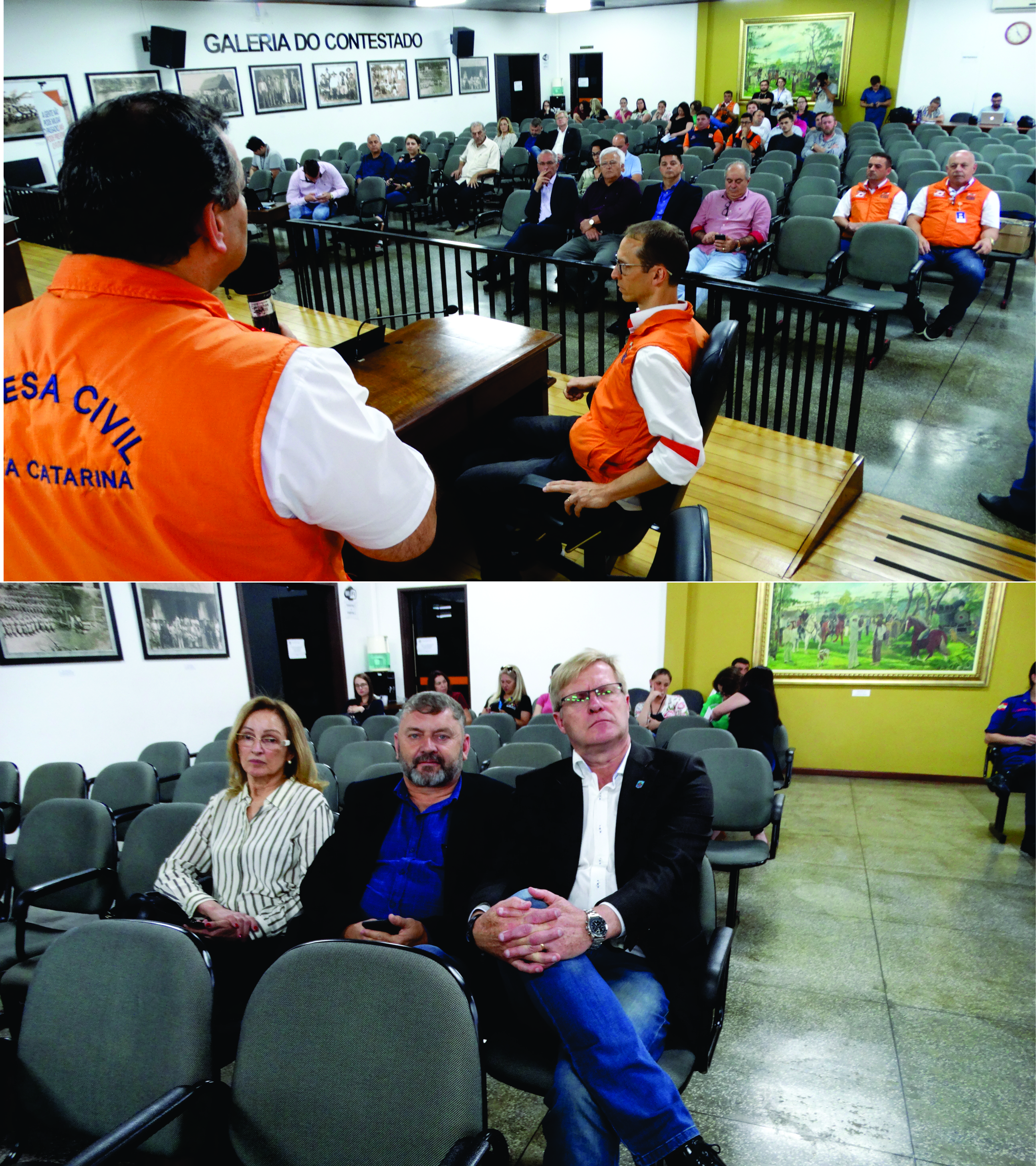 Câmara de Vereadores de Canoinhas recebeu evento da Defesa Civil de Santa Catarina