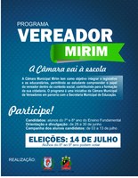 Câmara Mirim leva o legislativo às escolas de ensino fundamental 