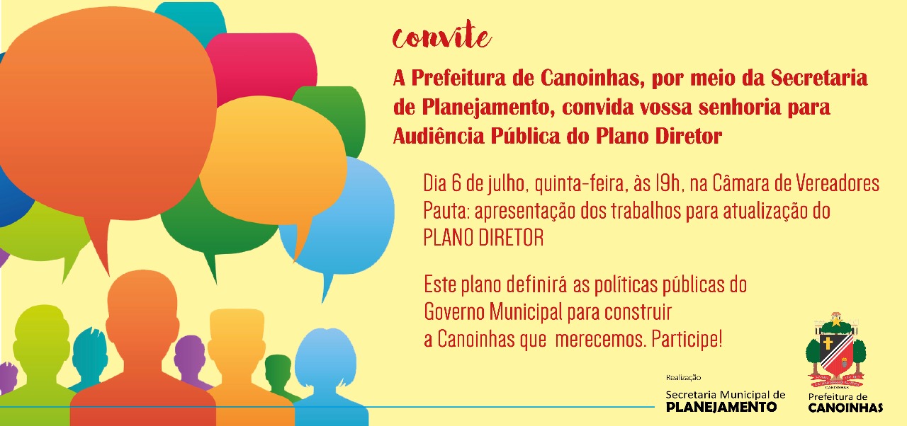Câmara recebe Audiência Pública para a revisão do Plano Diretor