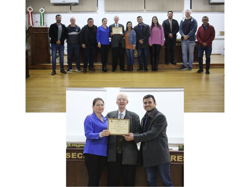 Fernando Rocha recebe Homenagem de Amigo de Canoinhas