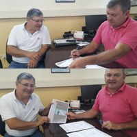 Presidente da Câmara de Vereadores recebe relatório da Ouvidoria Municipal