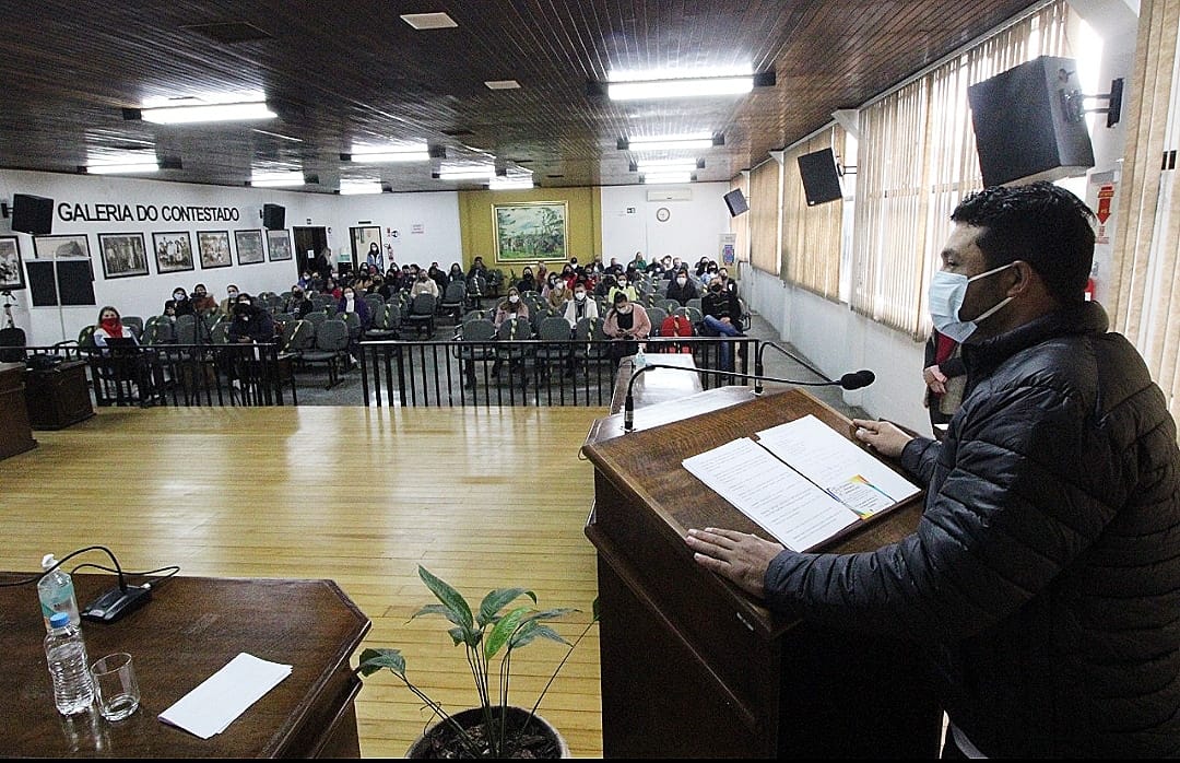 Presidente da Câmara Vereadores Vereador Gil Baiano participa da XI Conferência Municipal de Assistência Social   