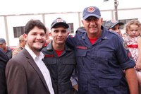 Presidente e vereadores participam de formatura dos Bombeiros