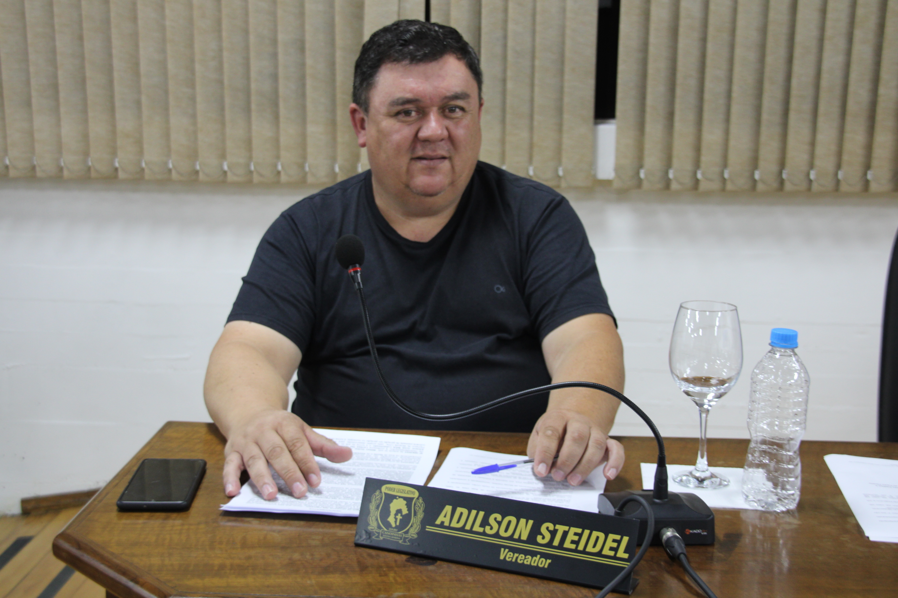 Vereador Adilson Steidel, busca melhorias para os Canoinhenses