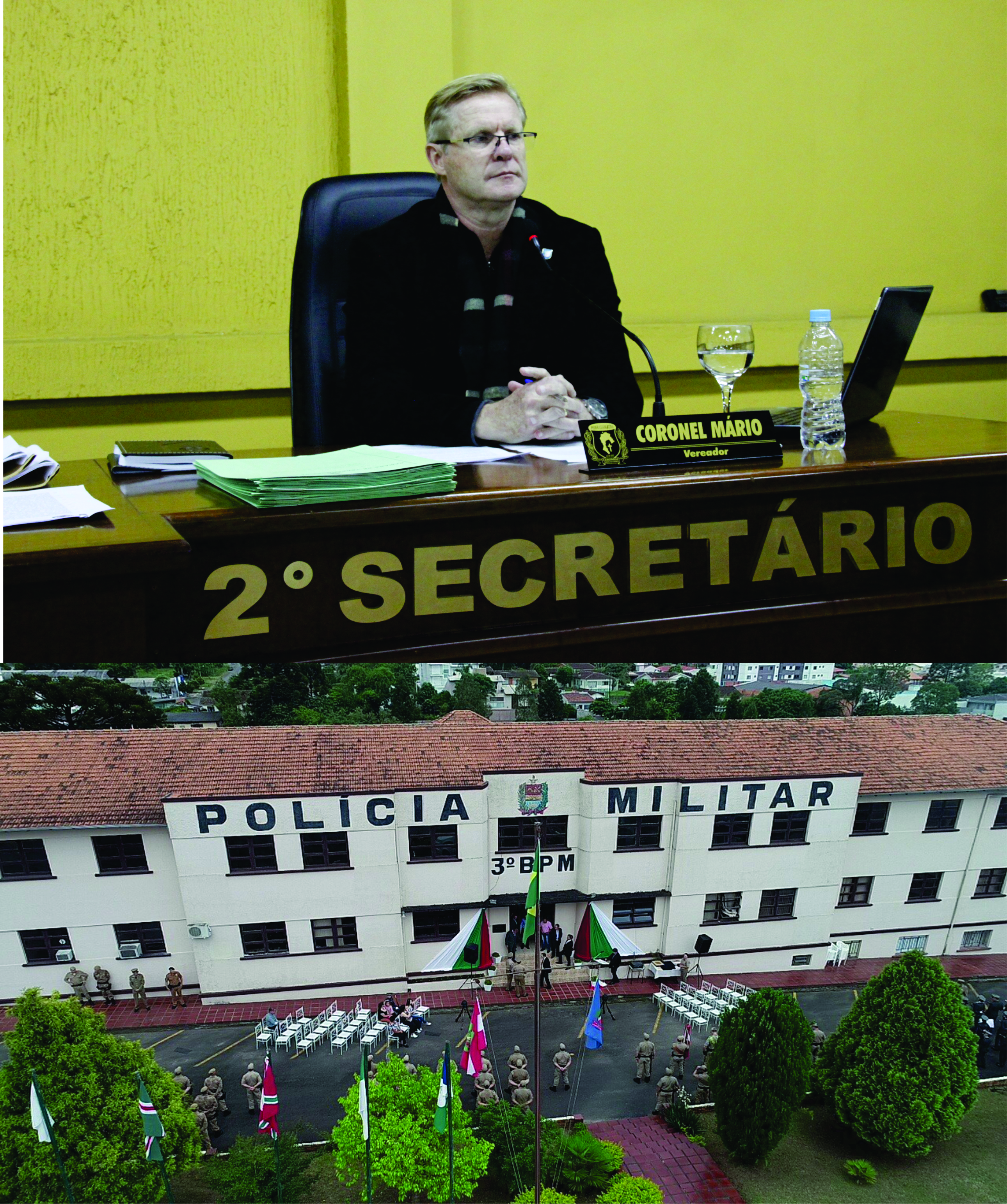 Vereador Coronel Mário solicita que seja instalada Central Regional de Emergência no 3º BPM