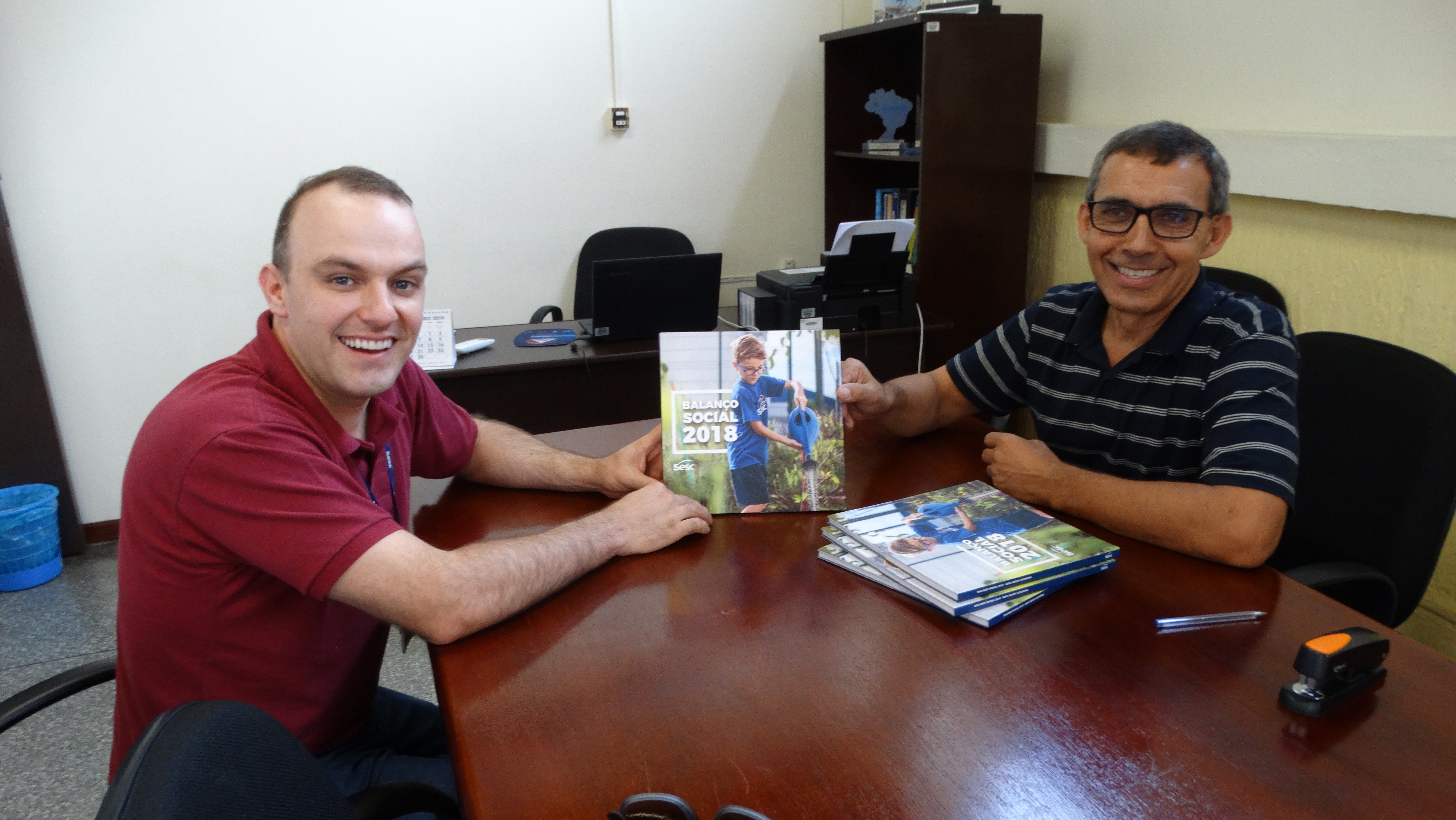 Vereador Wilmar Sudoski recebe visita do Gerente da Unidade do Sesc Canoinhas