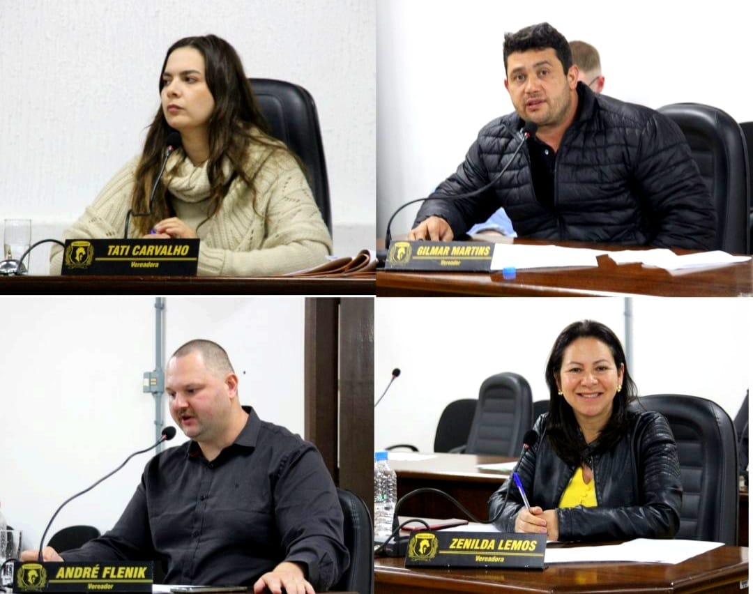 Vereadores Tati, Gil, André e Zenilda falam sobre cesta básica, medicamentos, abrigos de passageiros e do projeto escolas seguras